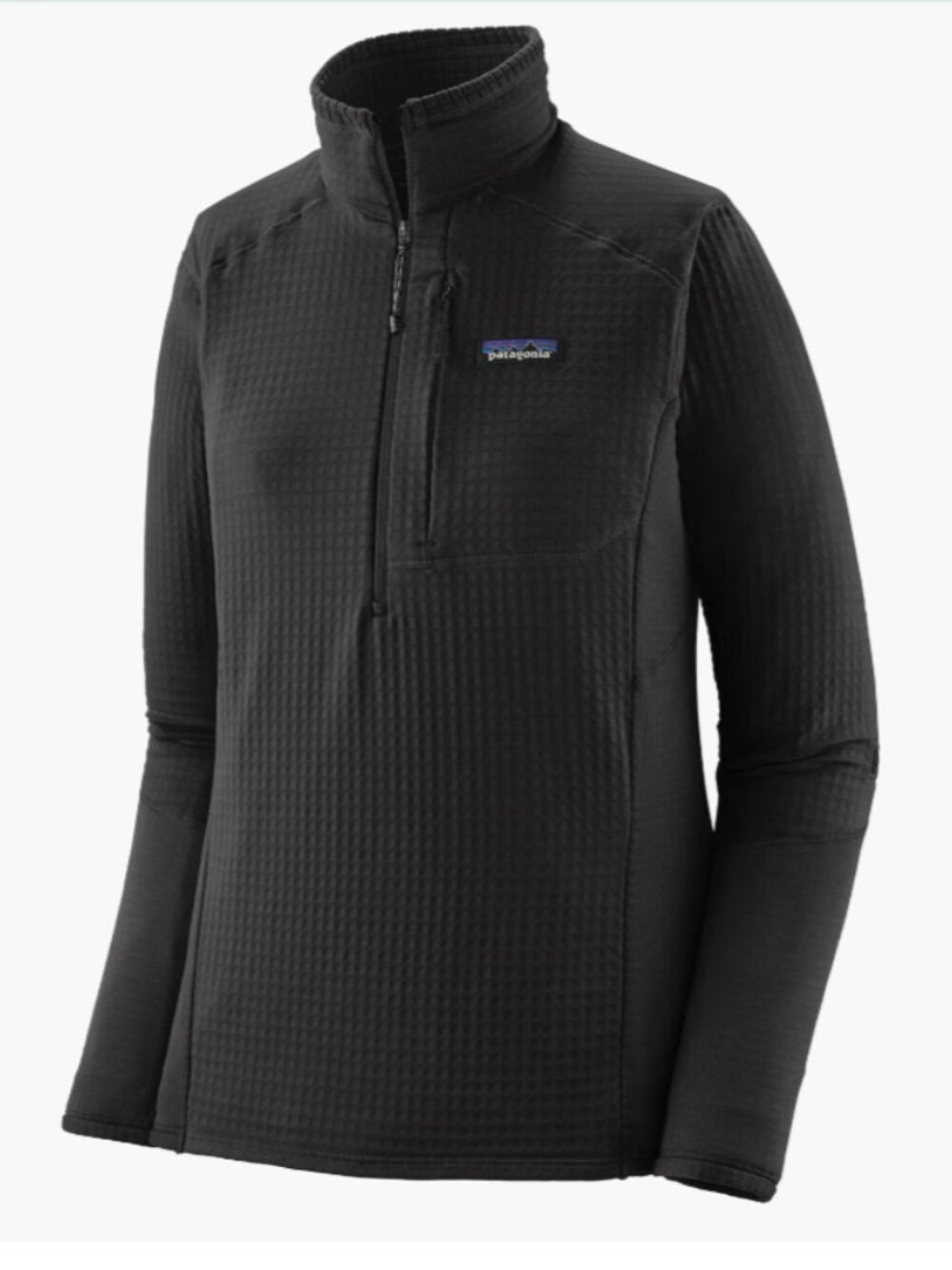 Patagonia Black Women's R1 Fleece Midlayer Pullover